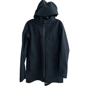 NWOT Arcteryx Codetta Cinch Black Womens Hooded Gore Tex Rain Zip Jacket Sz L
